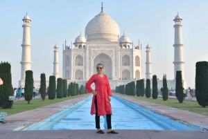 Von Delhi: Taj Mahal & Agra Fort Tour mit dem Expresszug