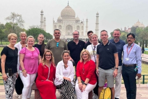 Vanuit Delhi: Taj Mahal en Agra privé dagtrip met ophaalservice