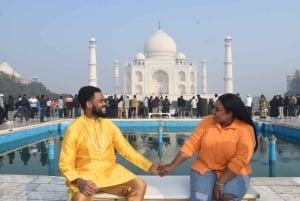 Da Delhi: escursione privata di un giorno al Taj Mahal e ad Agra con trasferimenti