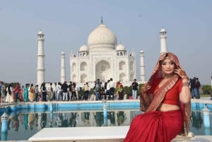 Z Delhi: Taj Mahal i Agra - prywatna wycieczka z 5* lunchem