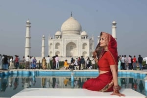 Z Delhi: Taj Mahal i Agra - prywatna wycieczka z 5* lunchem