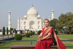 Z Delhi: Taj Mahal i Agra - prywatna wycieczka z 5* lunchem