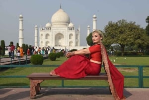 Z Delhi: Taj Mahal i Agra - prywatna wycieczka z 5* lunchem