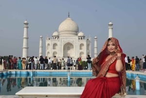 Z Delhi: Taj Mahal i Agra - prywatna wycieczka z 5* lunchem