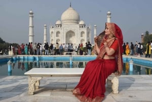 Z Delhi: Taj Mahal i Agra - prywatna wycieczka z 5* lunchem