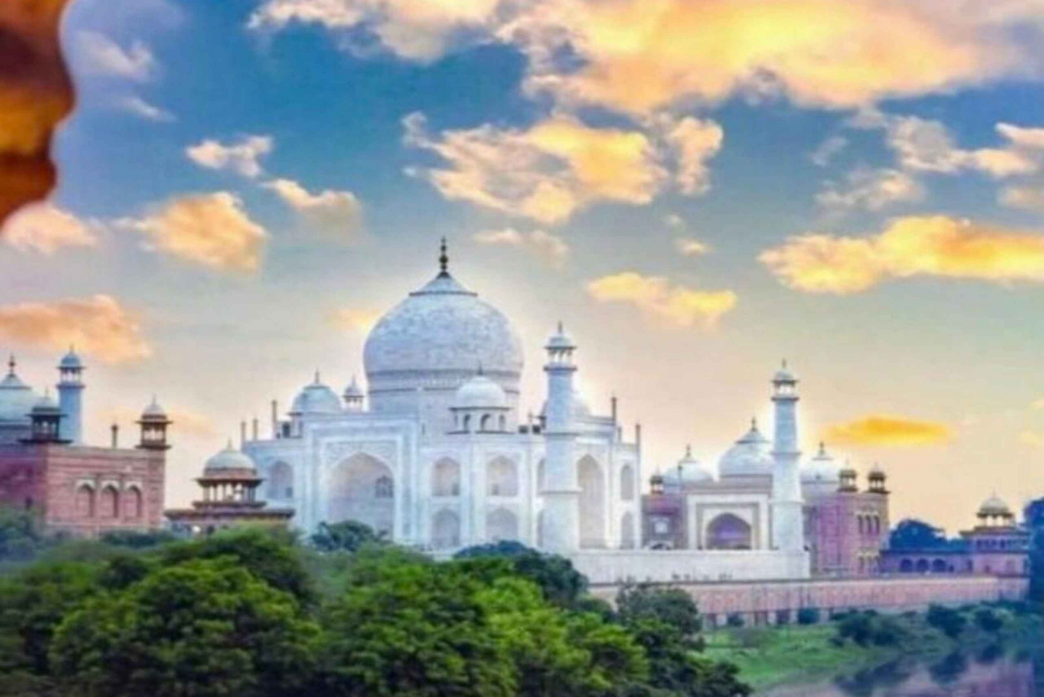 Delhistä:- Taj Mahal & Agra Tour Gatimaan Express junalla