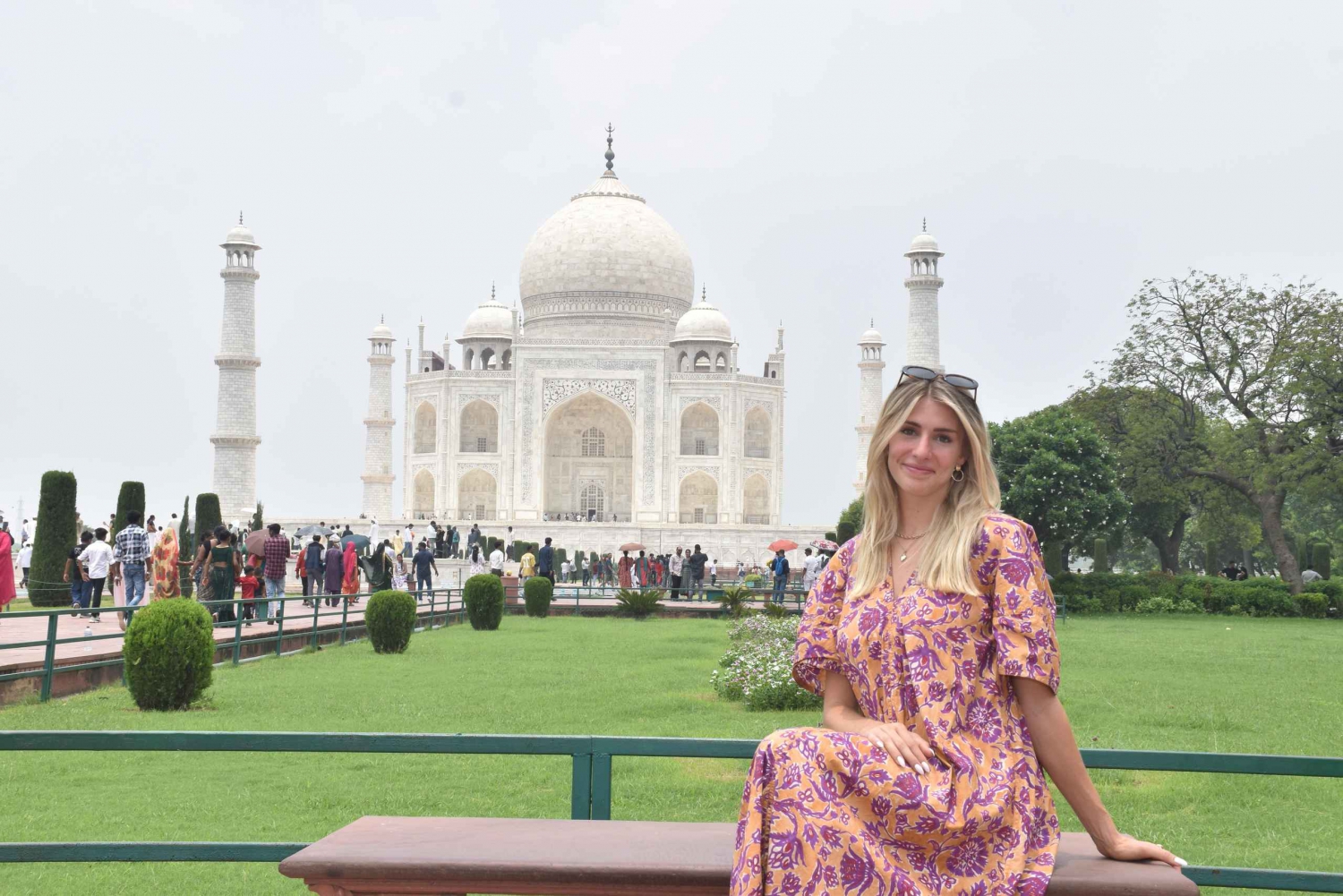 Depuis Delhi : visite du Taj Mahal et d'Agra en train express Gatiman