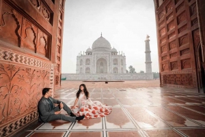 From Delhi: Taj Mahal Agra with Elephant Conservation Tour