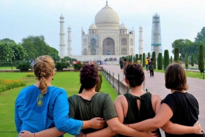 Au départ de Delhi : visite du Taj Mahal et du Fort d'Agra en voiture