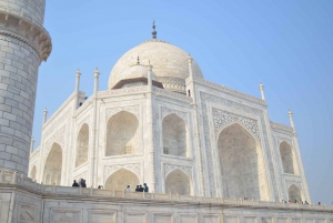 Au départ de Delhi : excursion d'une journée en voiture au Taj Mahal et au fort d'Agra