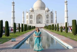 Från Delhi: Taj Mahal och Agra Fort Private Sunrise Tour