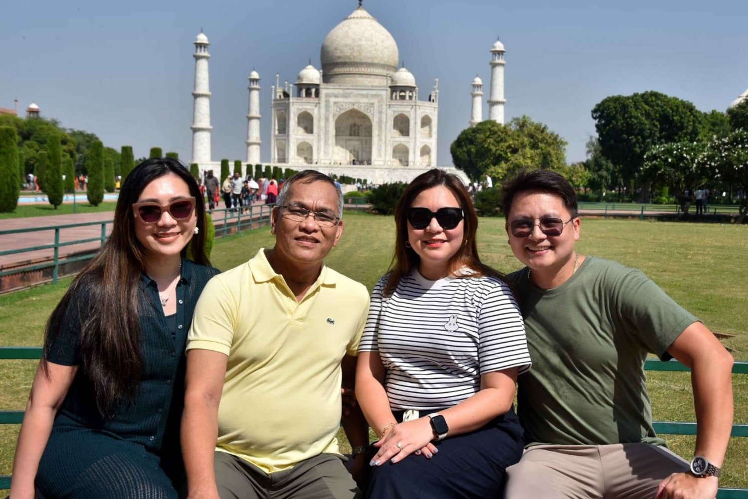 Depuis Delhi : visite du Taj Mahal et du Baby Taj en voiture avec coupe-file