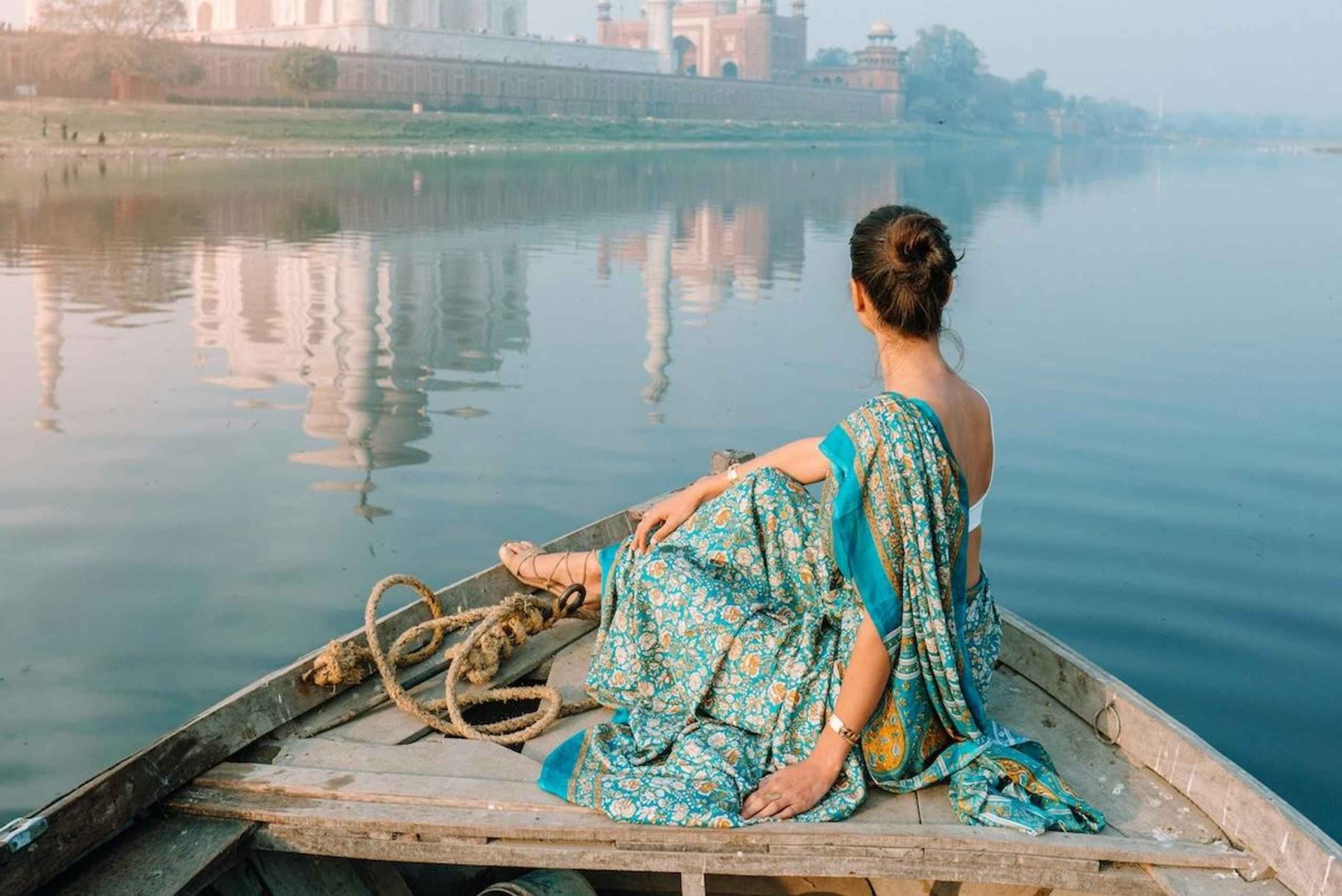 Fra Delhi: Taj Mahal, Baby Taj, Agra Fort med kvinnelig guide