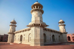 Fra Delhi: Taj Mahal, Baby Taj, Agra Fort med kvinnelig guide