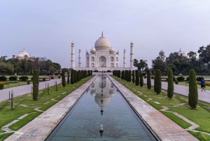 De Délhi: excursão em grupo compartilhada ao Taj Mahal