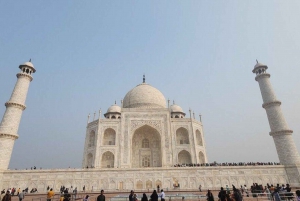 Fra Delhi: Solopgang Taj Mahal & Agra dagstur i privat bil