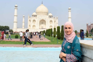 Fra Delhi: Taj Mahal Sunrise & Agra Fort privat tur