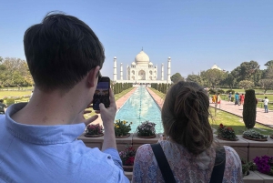 Fra Delhi: Taj Mahal soloppgang og Agra Fort Privat tur