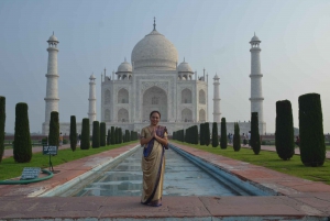 Fra Delhi: Taj Mahal soloppgang og Agra Fort Privat tur