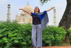 From Delhi: Taj Mahal Sunrise and Agra Fort Tour with Guide