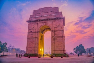 Au départ de Delhi : lever de soleil sur le Taj Mahal et visite à pied de Old Delhi