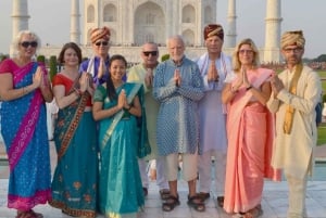 Von Delhi: Taj Mahal bei Sonnenaufgang & Elefanten-Rettungstour