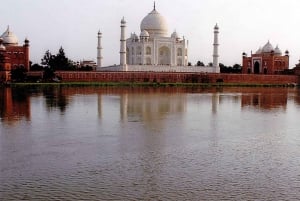 Från Delhi: Taj Mahal Sunrise Guidad tur med upphämtning från hotell