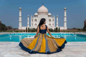 Da Delhi: Tour del Taj Mahal con fotografo professionista