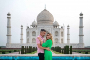 Depuis Delhi : Visite du Taj Mahal avec un photographe professionnel