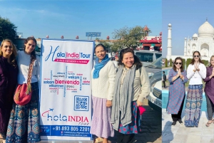 De Delhi a Agra e Taj Mahal, ida e volta, em carro particular