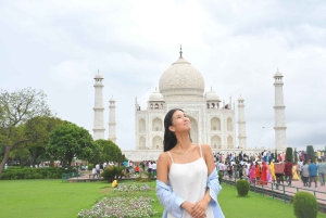 Von Jaipur: Agra-Tagestour mit Taj Mahal & Rotes Fort