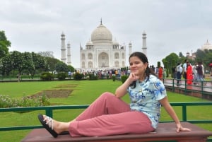 Von Jaipur: Agra-Tagestour mit Taj Mahal & Rotes Fort