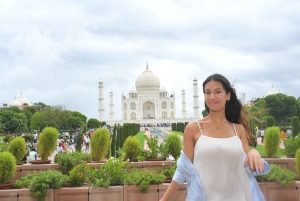 Von Jaipur: Agra-Tagestour mit Taj Mahal & Rotes Fort