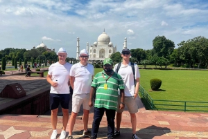 Depuis Jaipur : Visite du Taj Mahal le même jour avec transfert à Delhi