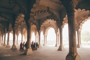 Depuis Mumbai : Visite du Taj Mahal et du Fort d'Agra avec vol le même jour