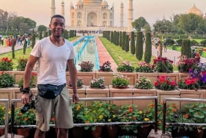 De Deli: Taj Mahal ao nascer do sol, Forte de Agra e passeio de elefante