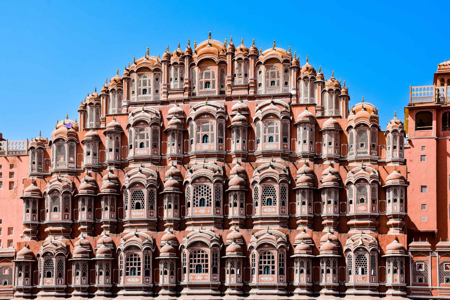 De Nova Délhi: Tour guiado na cidade de Jaipur com serviço de busca no hotel