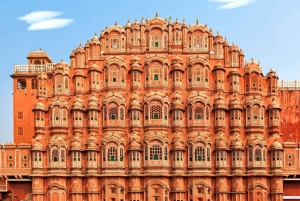 Fra New Delhi: Jaipur privat bytur med bil