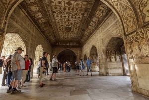 Depuis New Delhi : Excursion privée d'une journée au Taj Mahal et au Fort d'Agra