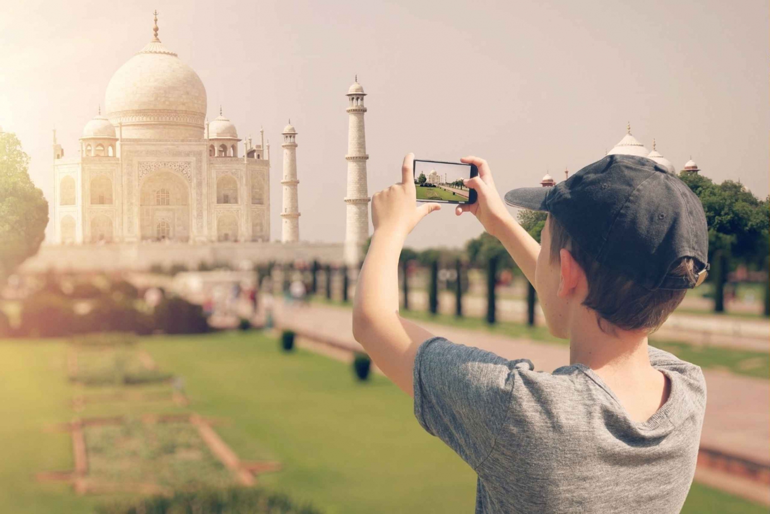Fra New Delhi: Privat tur til Taj Mahal og Agra Fort i bil
