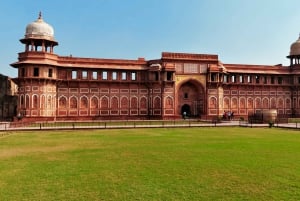 Depuis New Delhi : visite privée du Taj Mahal et du Fort d'Agra en voiture