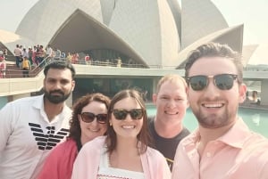 Heldagstur med bil och guide i Gamla Delhi och New Delhi