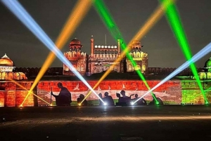 Guidad tur: Red Fort Light & Sound Show med guide