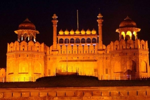 Guidad tur: Red Fort Light & Sound Show med guide