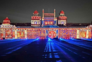 Guidad tur: Red Fort Light & Sound Show med guide