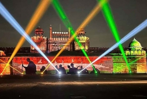 Guidad tur: Red Fort Light & Sound Show med guide