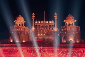 Guidad tur: Red Fort Light & Sound Show med guide