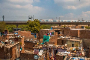 Tour a pie de medio día por los barrios bajos de Delhi