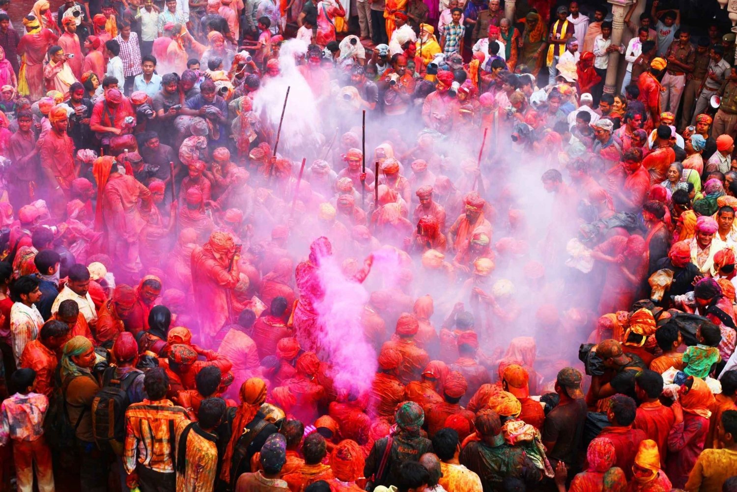 Holi-festligheter og sightseeing i Delhi: Eventyr samme dag