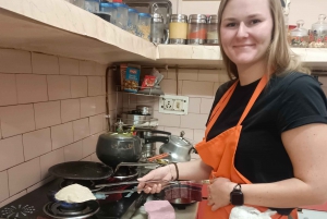 Indian Food Cooking Class with vegetable Market